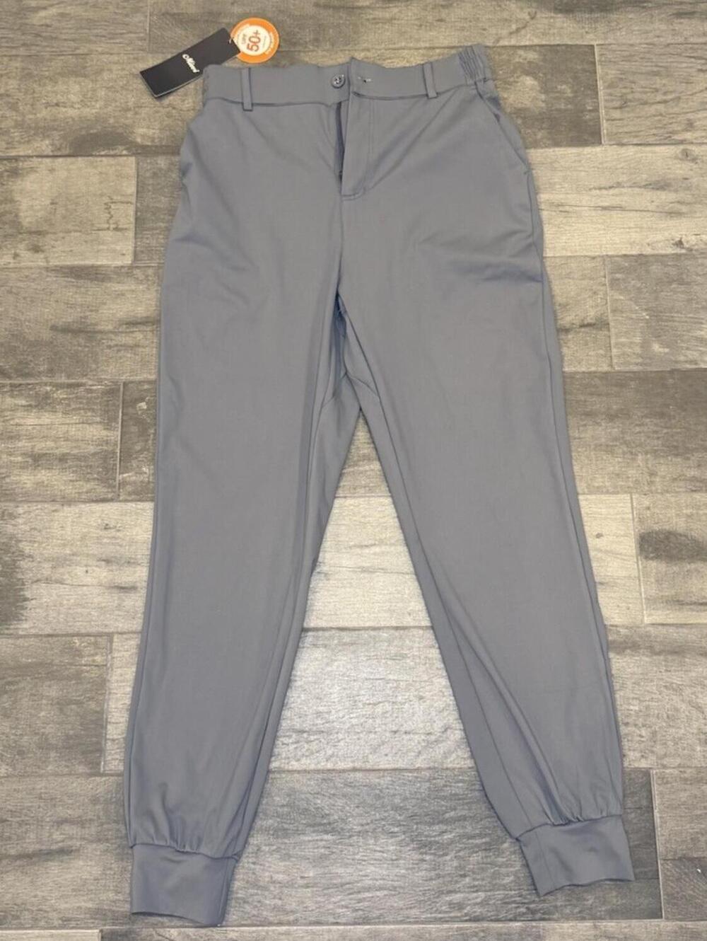 NEW Mivei Women's Lightweight Joggers-Medium/Gray/Pockets/Belt Loops/Lightweight
